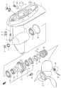 Картер коробки передач (Gear Case) (модели DF4, DF5 2002-2003 года выпуска)